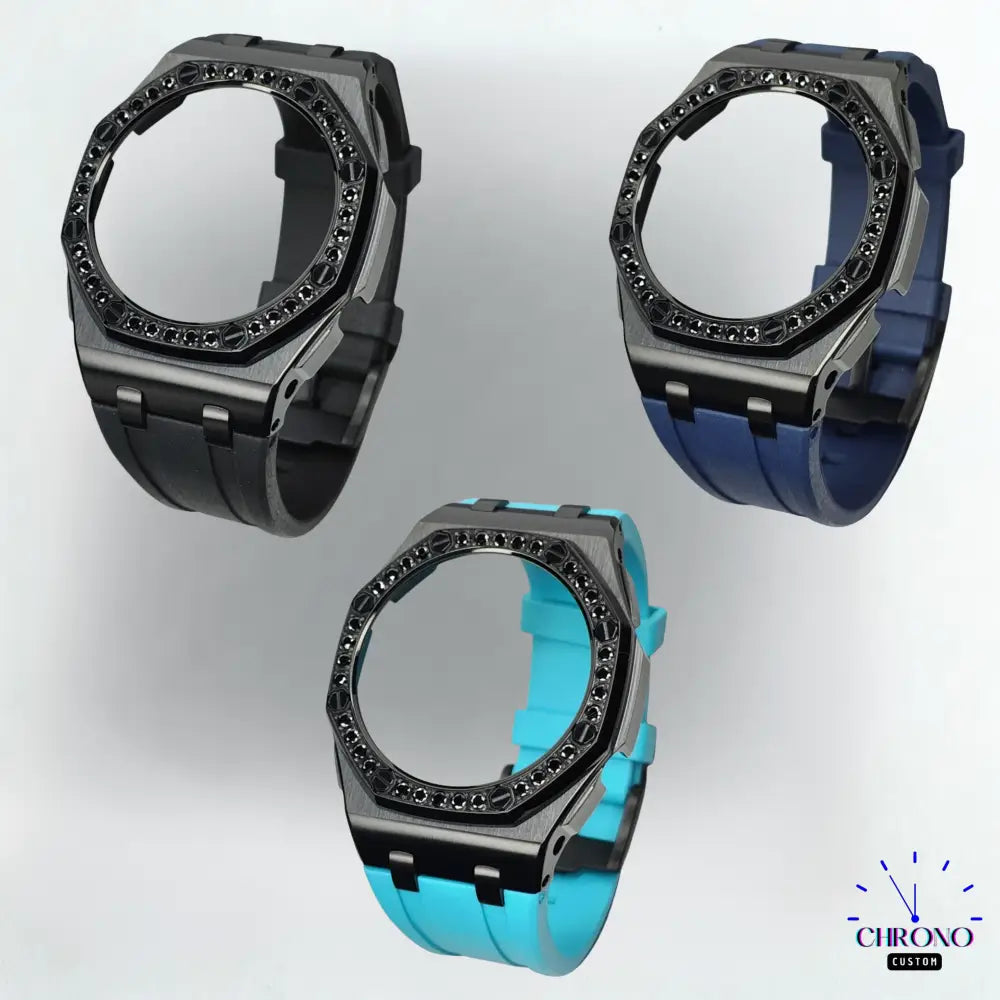 Montre CasiOak Custom – Diamond Deep Black