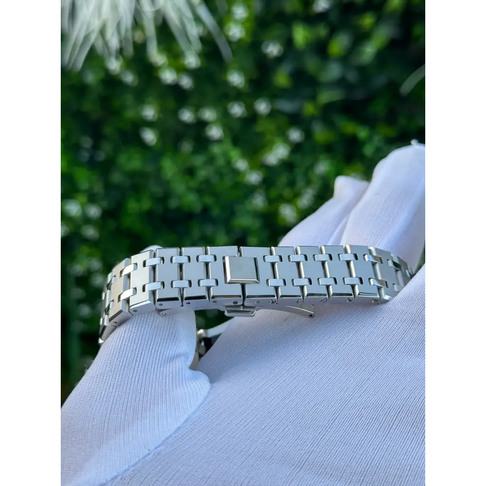 Montre CasiOak Custom – Full Silver Mirror Polish