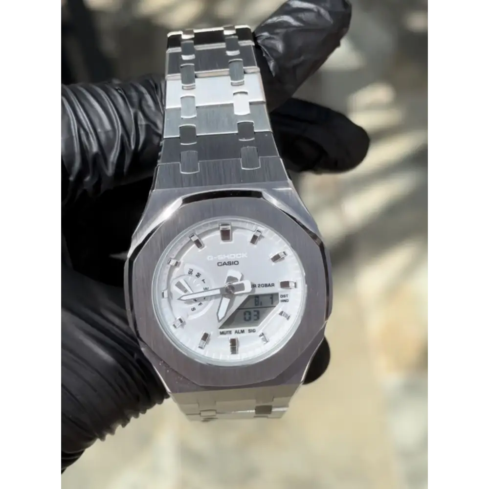 Montre CasiOak Custom – Metal Silver