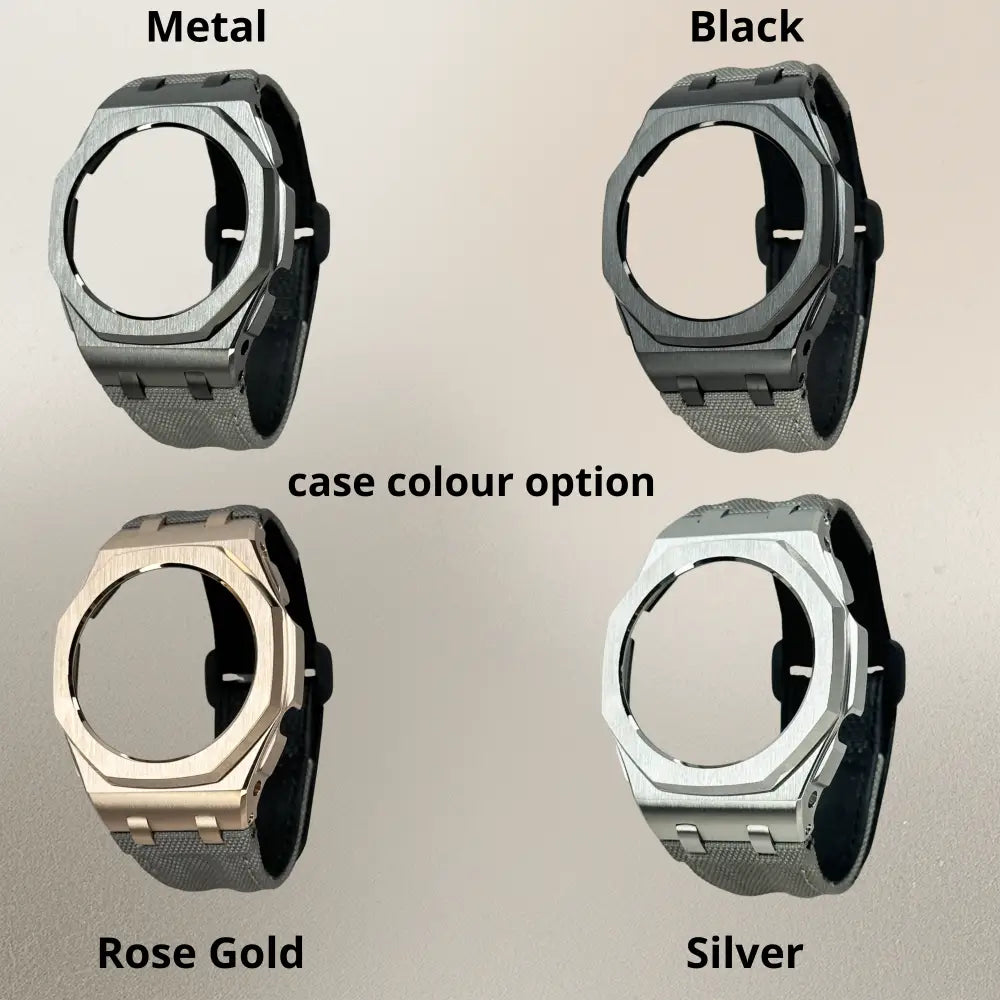 Montre CasiOak Custom Silver Metal – mod G-Shock GAB-2100, vue 6