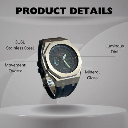 Montre CasiOak Custom – Purple Blue