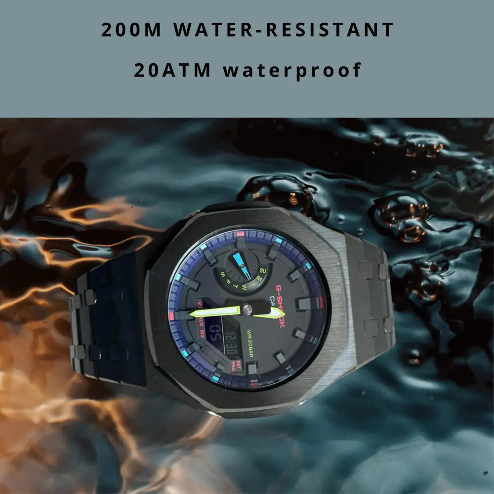 Montre CasiOak Custom – Black Purple