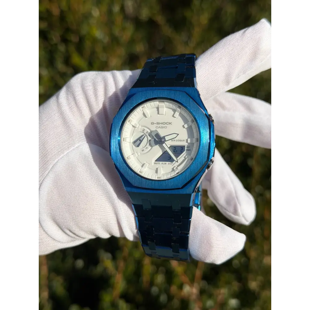 Montre CasiOak Custom – Dark Blue White