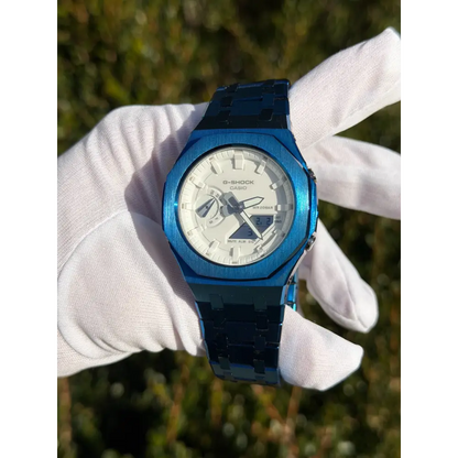 Montre CasiOak Custom – Dark Blue White