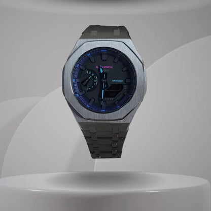 Montre CasiOak Custom – Metal Purple Steel