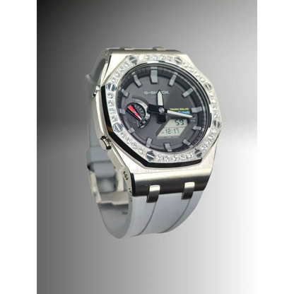 Montre CasiOak Custom – Diamond Royal Grey Bluetooth
