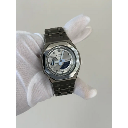 Montre CasiOak Custom – Metal Grey Mirror Polish
