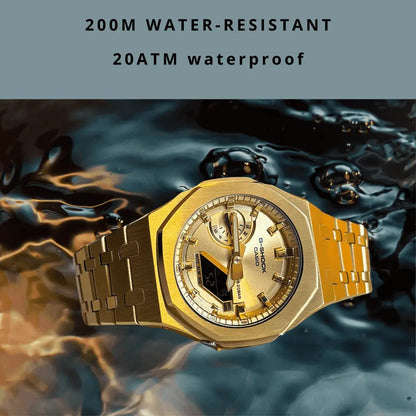 Montre CasiOak Custom – Full Gold