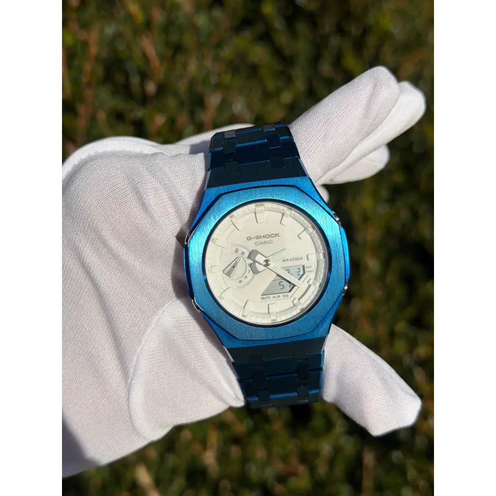 Montre CasiOak Custom – Dark Blue White