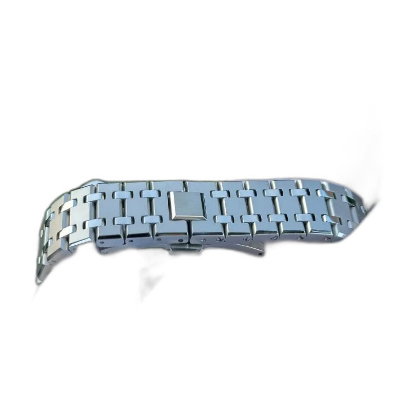Montre CasiOak Custom Full Silver Mirror Polish – mod G-Shock GA-2100, vue 4