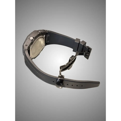 Montre CasiOak Custom – Black Carbon Fiber Luminous Bluetooth
