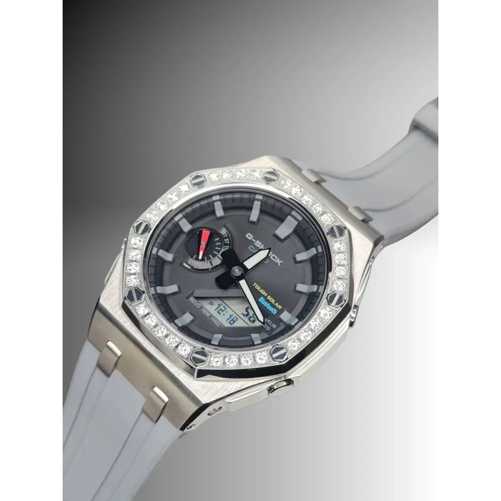 Montre CasiOak Custom – Diamond Royal Grey Bluetooth