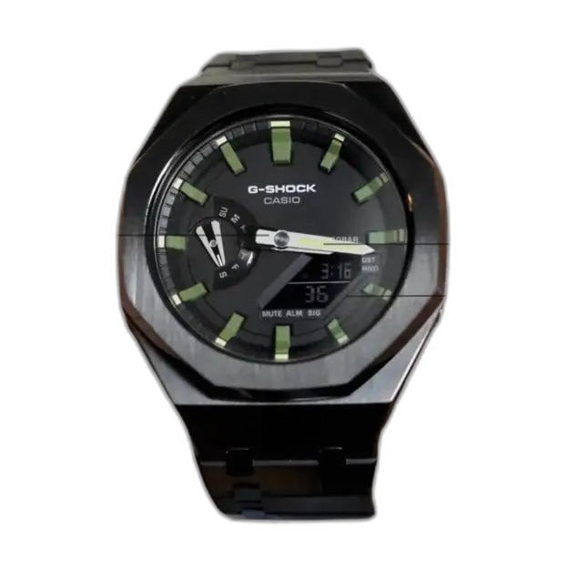 Montre CasiOak Custom – Black Green Olive
