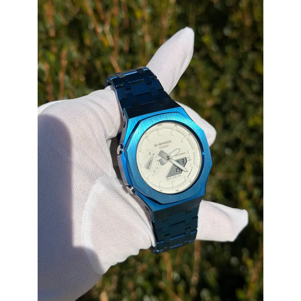 Montre CasiOak Custom – Dark Blue White