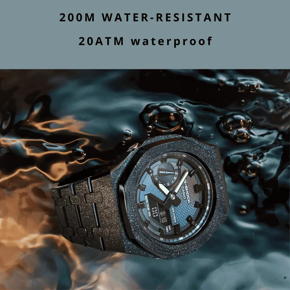 Montre CasiOak Custom – Black Frosted