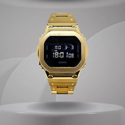 Montre CasiOak Custom – Black Gold - Mod G-Shock DW5600