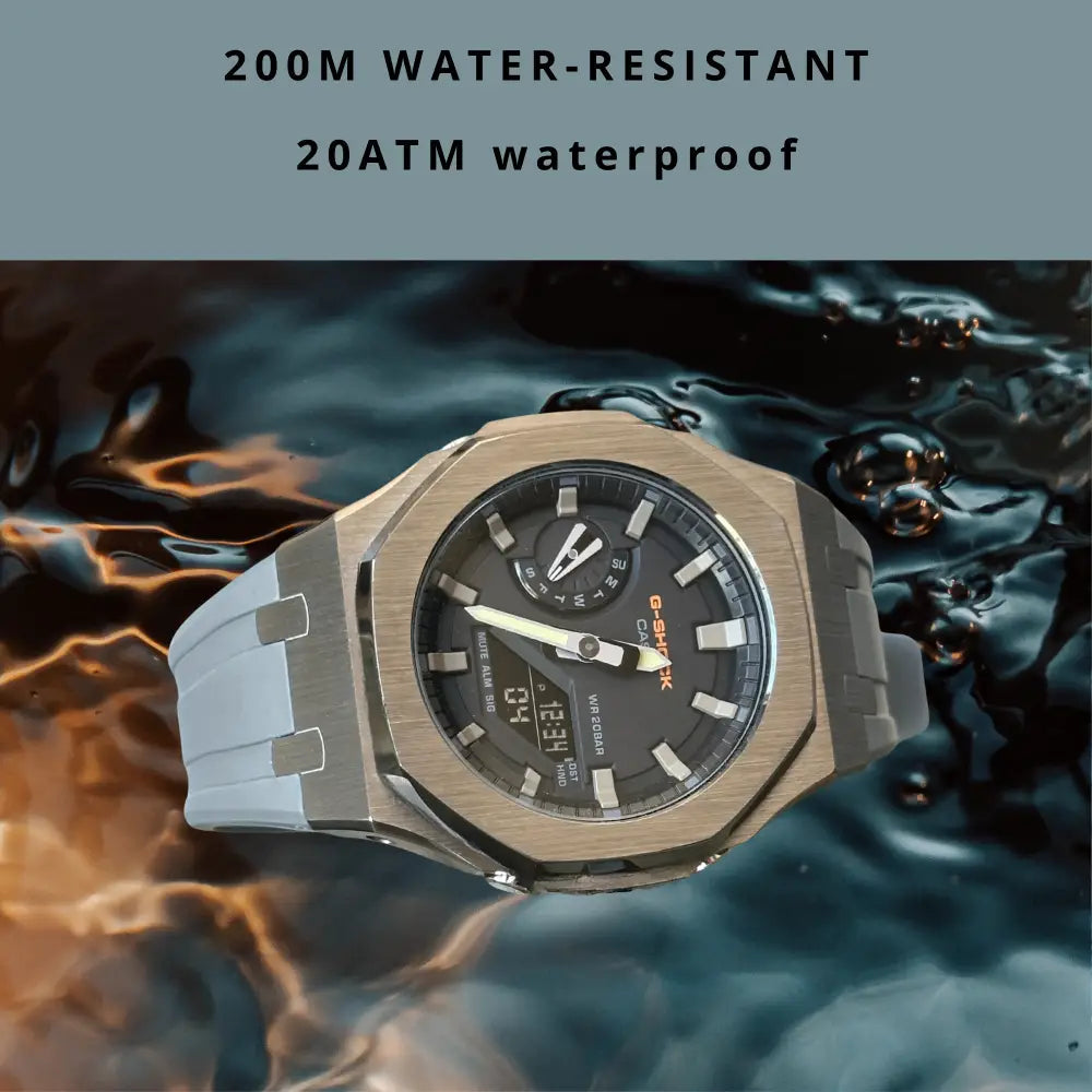Montre CasiOak Custom – Nardo Grey