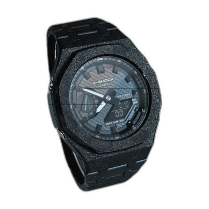 Montre CasiOak Custom Black Frosted – mod G-Shock GA-2100, vue 2