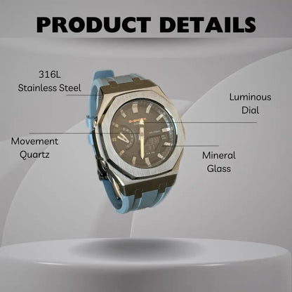 Montre CasiOak Custom – Nardo Grey