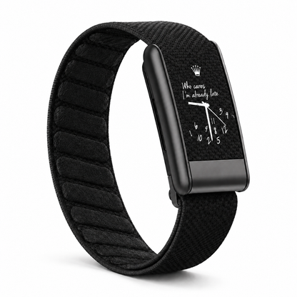 Bracelet WhoopPro — Being Late Black