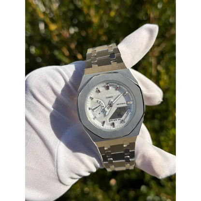 Montre CasiOak Custom – Metal Silver
