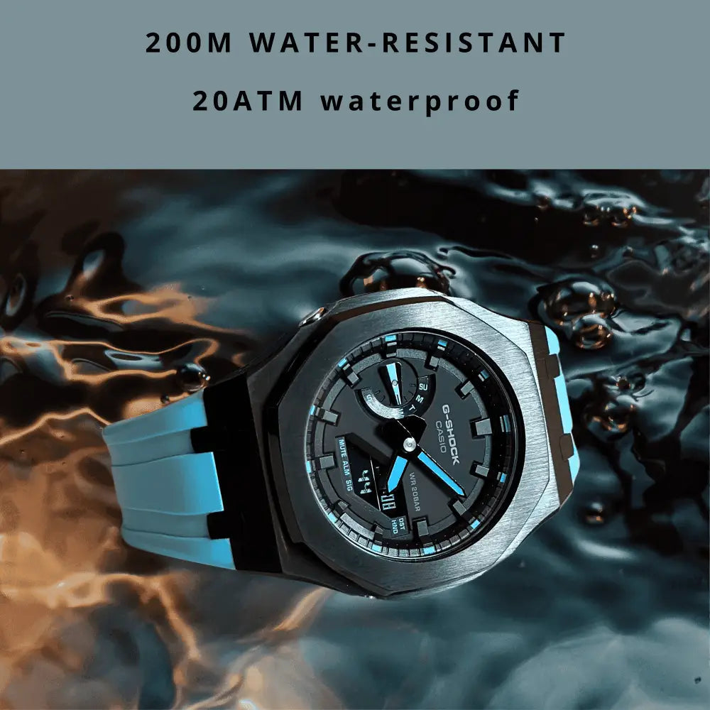 Montre CasiOak Custom – Black Blue