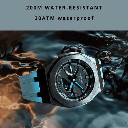 Montre CasiOak Custom – Black Blue