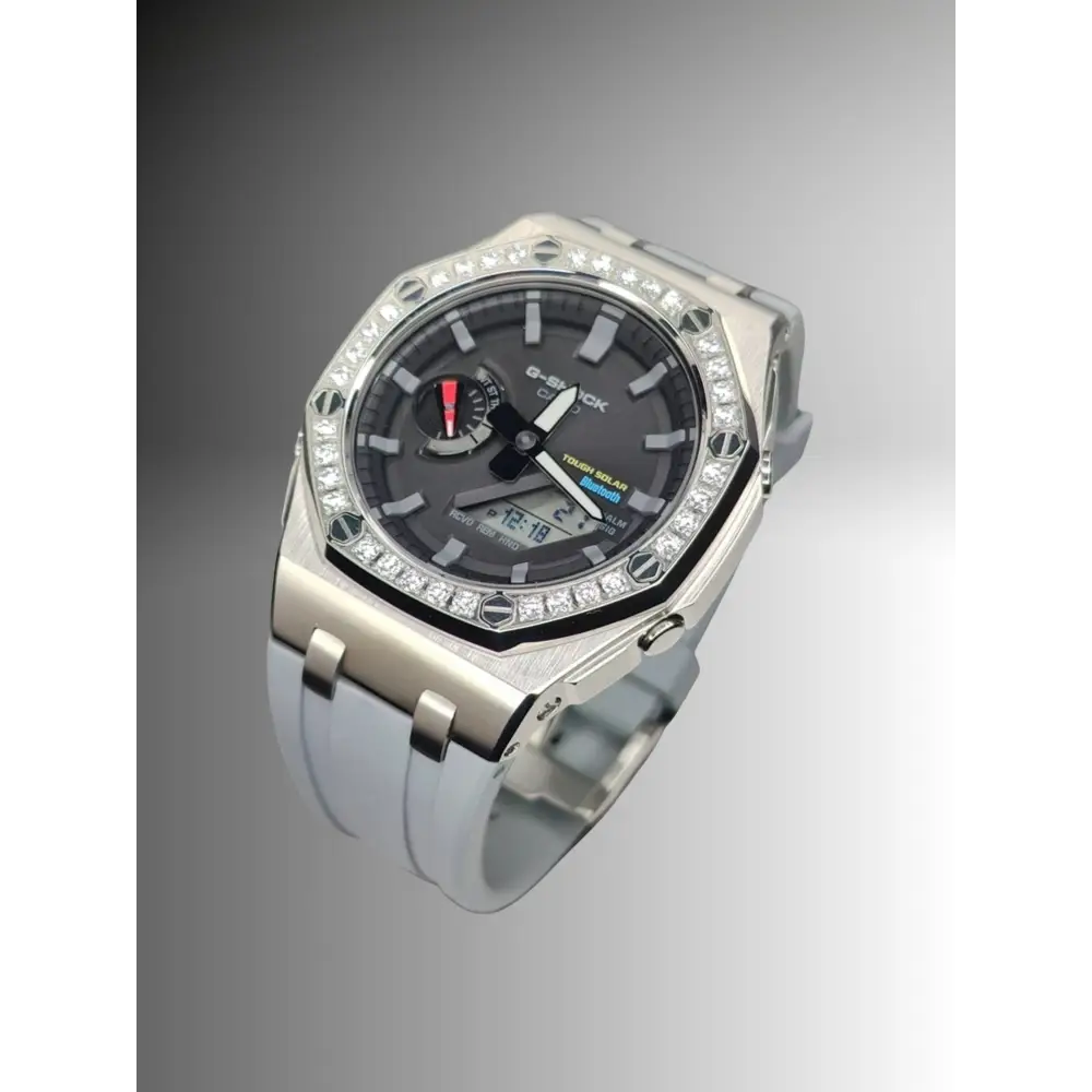 Montre CasiOak Custom – Diamond Royal Grey Bluetooth