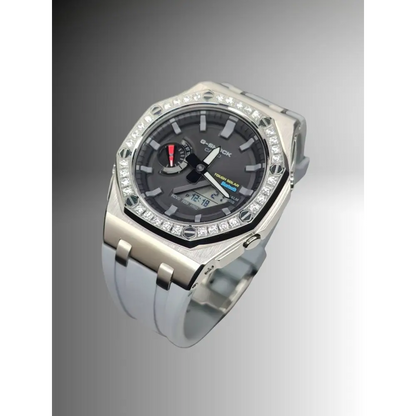 Montre CasiOak Custom – Diamond Royal Grey Bluetooth