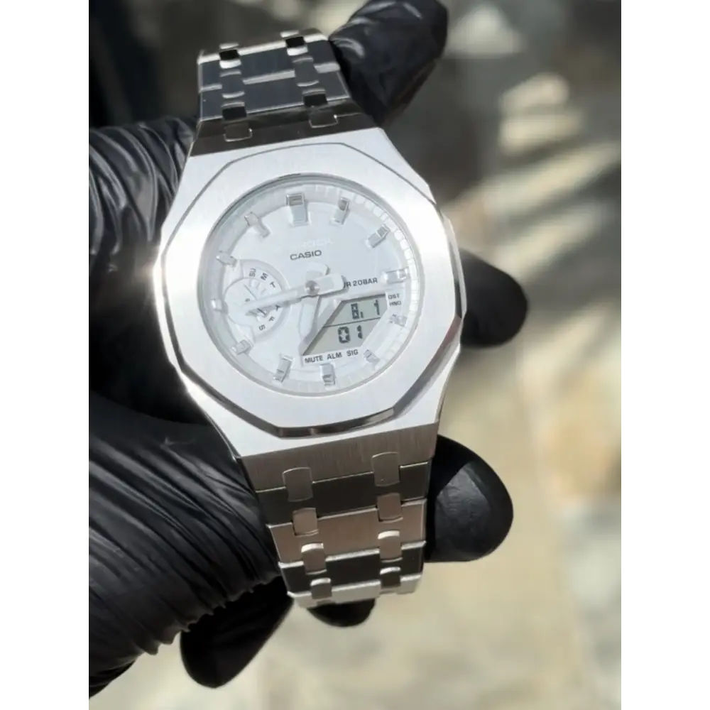 Montre CasiOak Custom – Metal Silver
