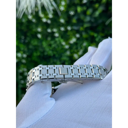 Montre CasiOak Custom – Full Silver Mirror Polish