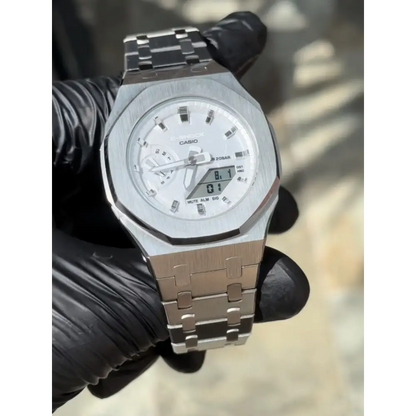 Montre CasiOak Custom – Metal Silver