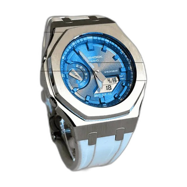 Montre CasiOak Custom – White Blue