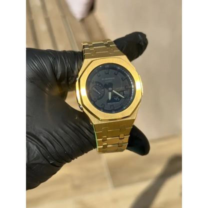 Montre CasiOak Custom – Gold Black Dial
