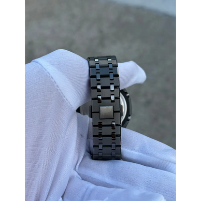 Montre CasiOak Custom – Metal Grey Mirror Polish