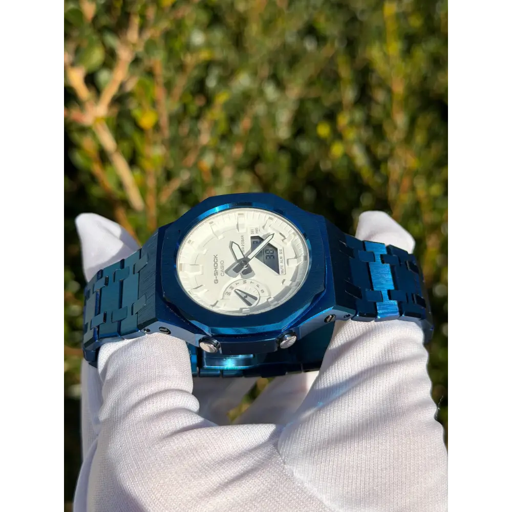 Montre CasiOak Custom – Dark Blue White