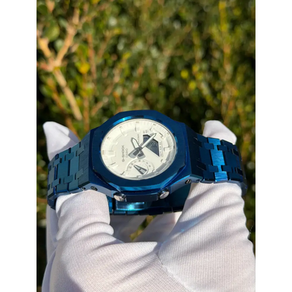 Montre CasiOak Custom – Dark Blue White