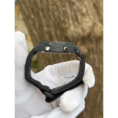 Montre CasiOak Custom – Full Black Carbon Fiber