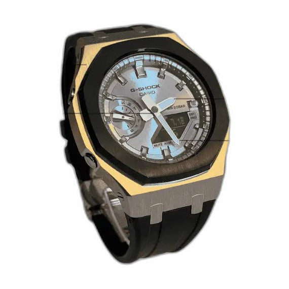 Montre CasiOak Custom – Black Grey Rose Gold