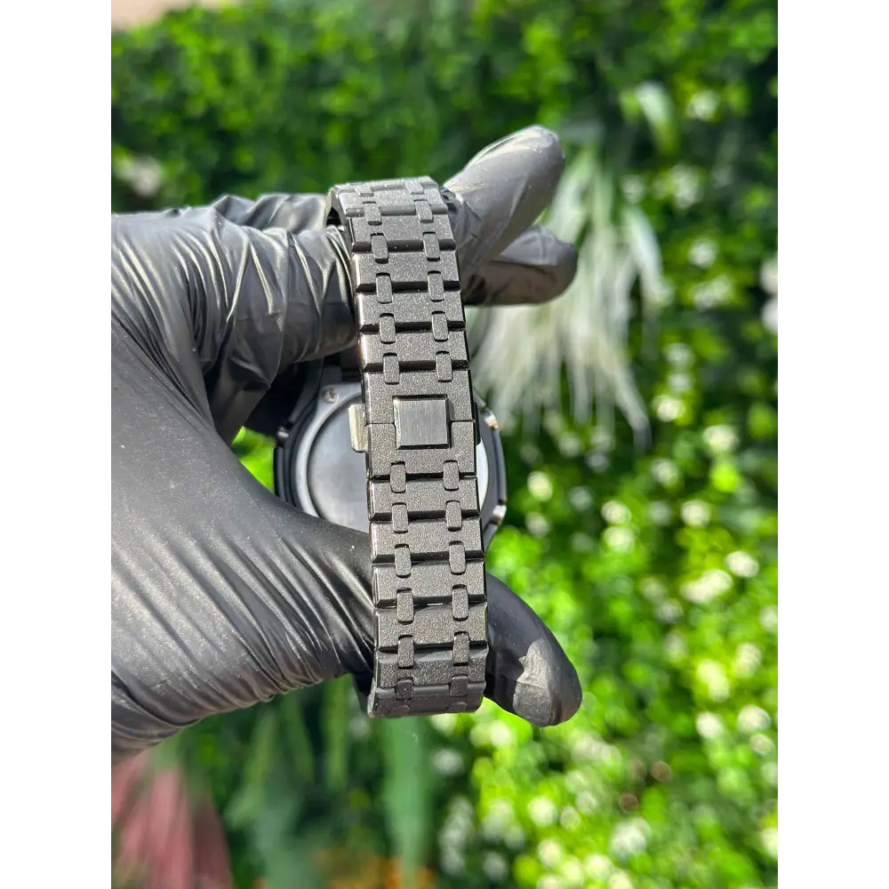 Montre CasiOak Custom Silver White Frosted – mod G-Shock GA-2100, vue 2